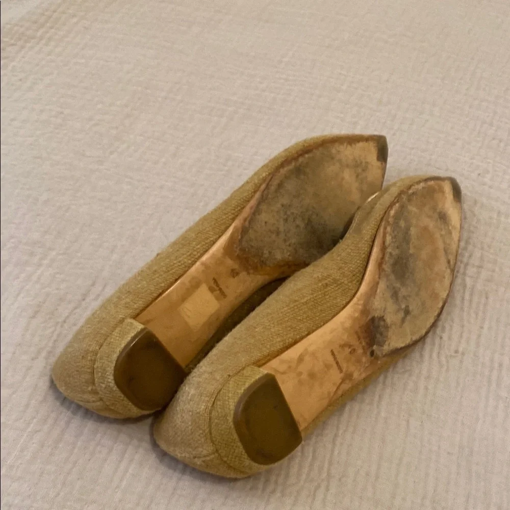 PRADA VINTAGE Elegant Tan Women's Shoes. Size 40 - Picture 6 of 7